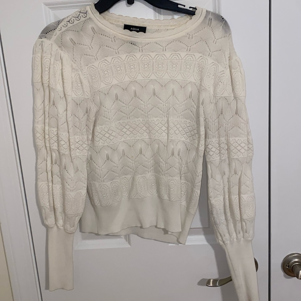 White sweater